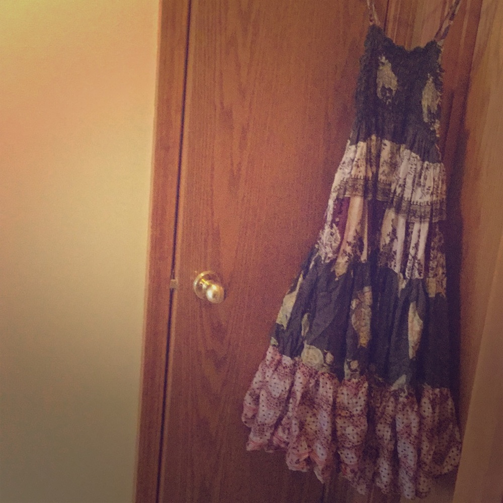 Hippy floaty flower dress